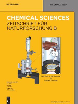 Reuter et al., Z. Naturforsch. B Chem. Sci., 71 (2016) 1.